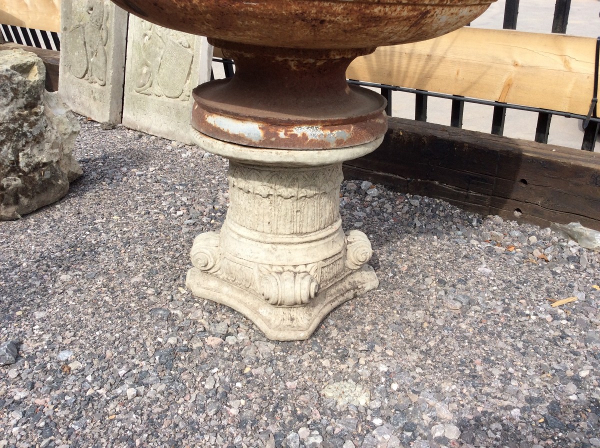 Stone statue base Authentic Reclamation