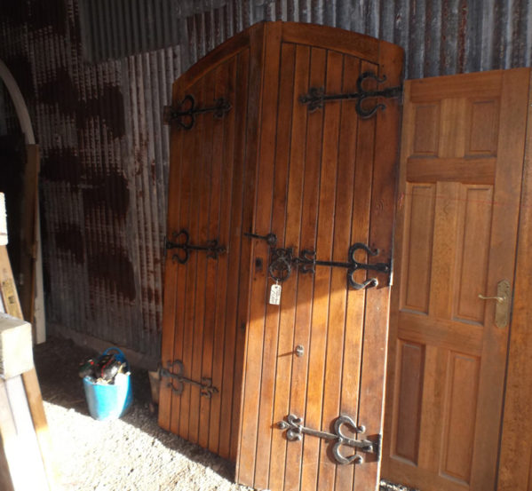 Reclaimed Gothic Oak Church Doors