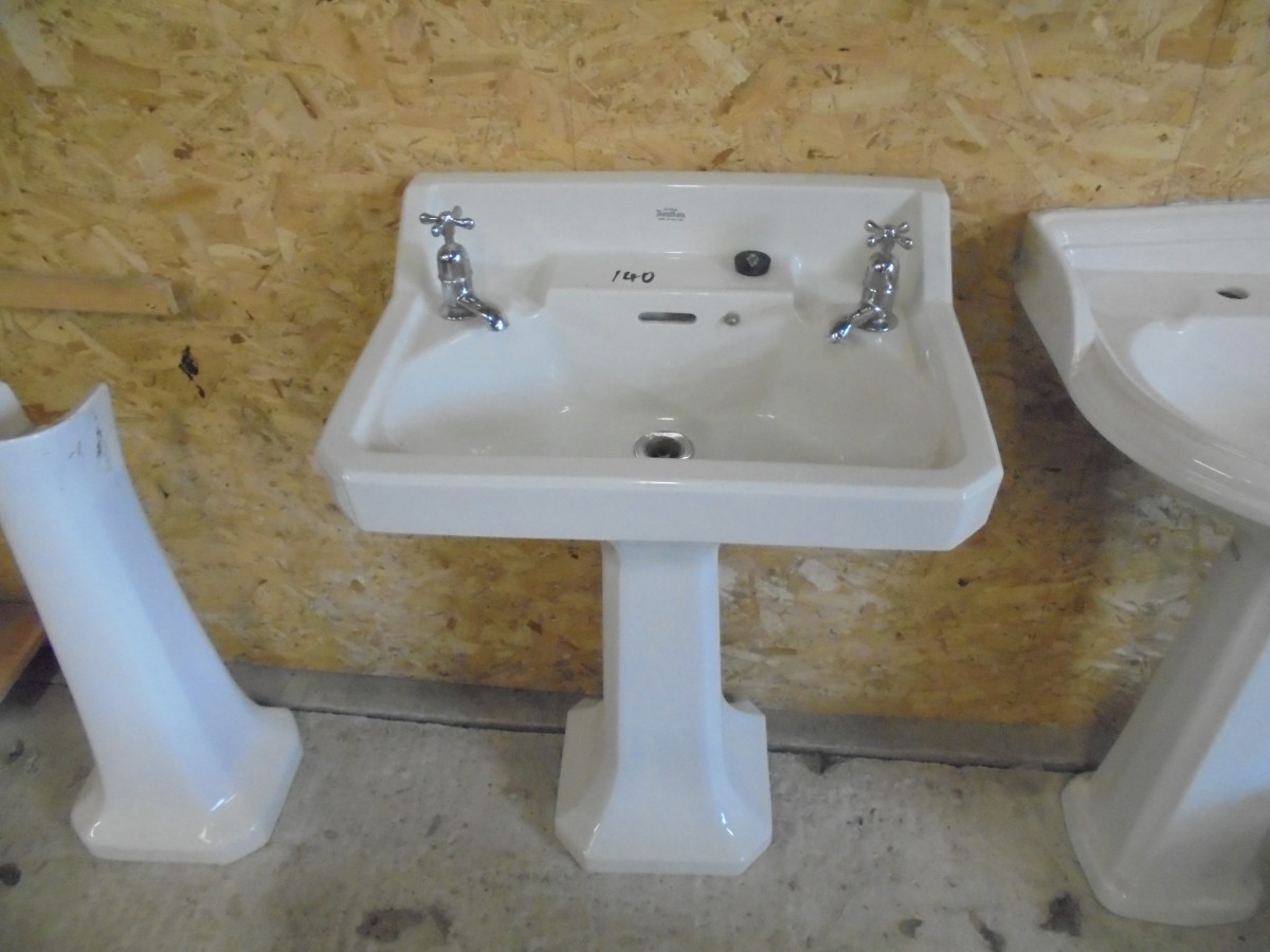 Royal Doulton Sink And Pedstal Authentic Reclamation