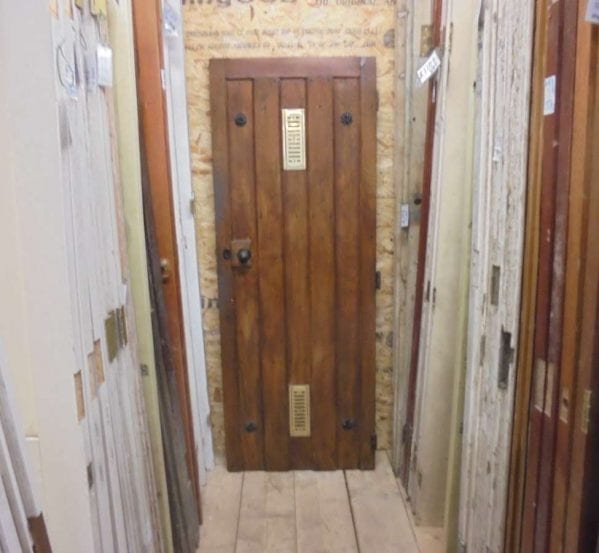 antique style ledged cupboard door