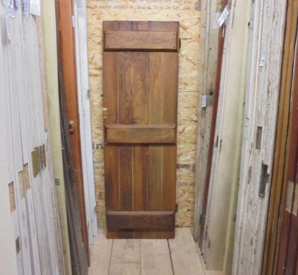salvaged antique style ledge cupboard door