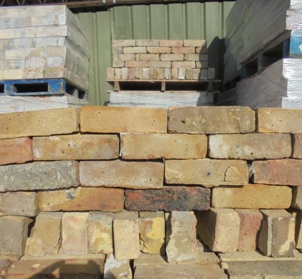 Reclaimed yellow stock bricks