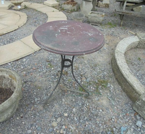Reclaimed Round Metal Table