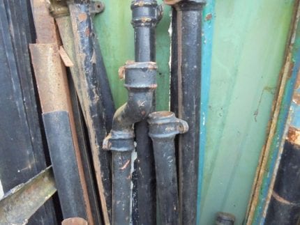 Cast iron rain pipe selection