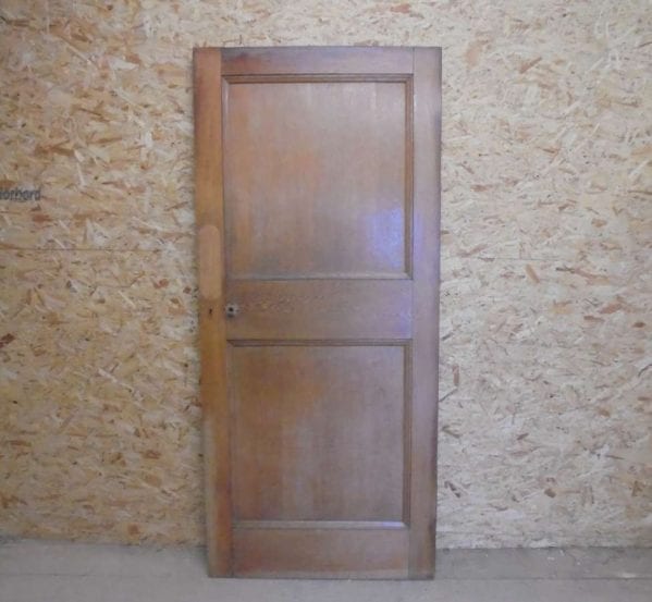 Reclaimed 1 Over 1 Beaded Oak Door