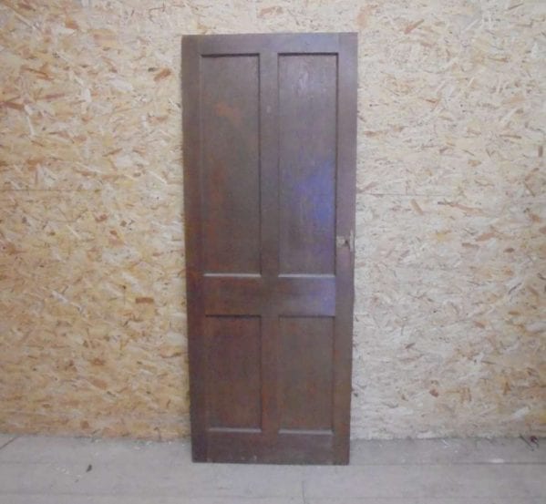 Reclaimed Varnished 4 Panel Door