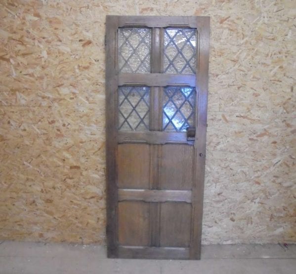 Reclaimed Oak Half Glazed Door