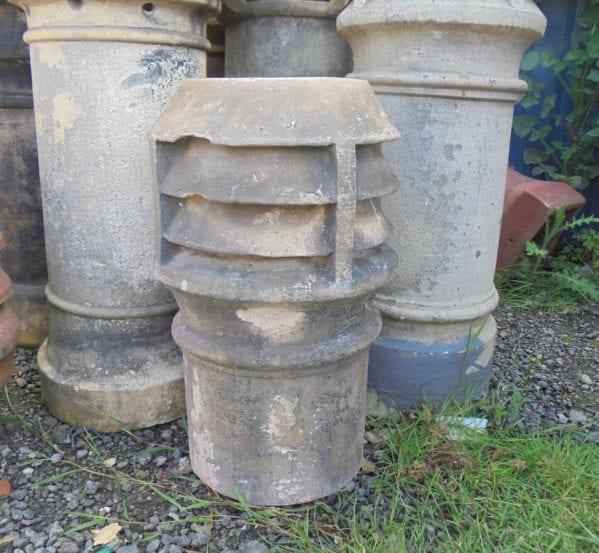 Buff Terracotta Louvered Chimney Pot