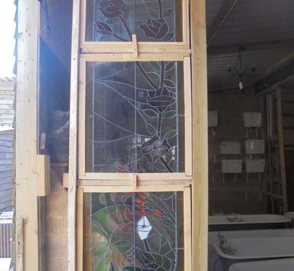 3 Tiered feature stained glass windows