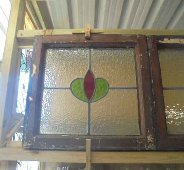 Reclaimed stained glass windows