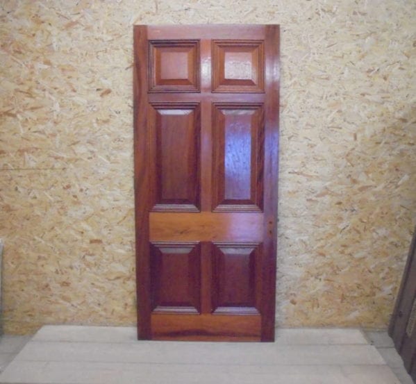 Reclaimed Mahogany 6 Panel Door