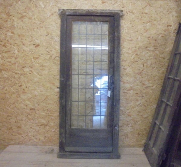 Reclaimed fully glazed framed door