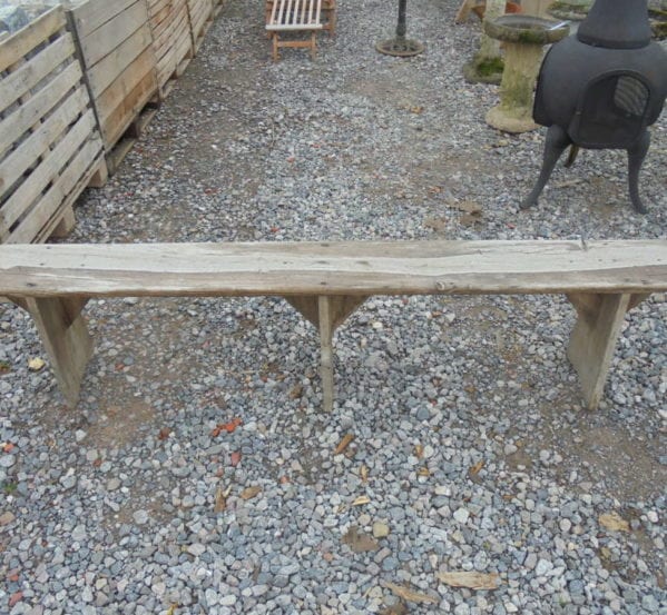 Small Reclaimed Wooden Bench