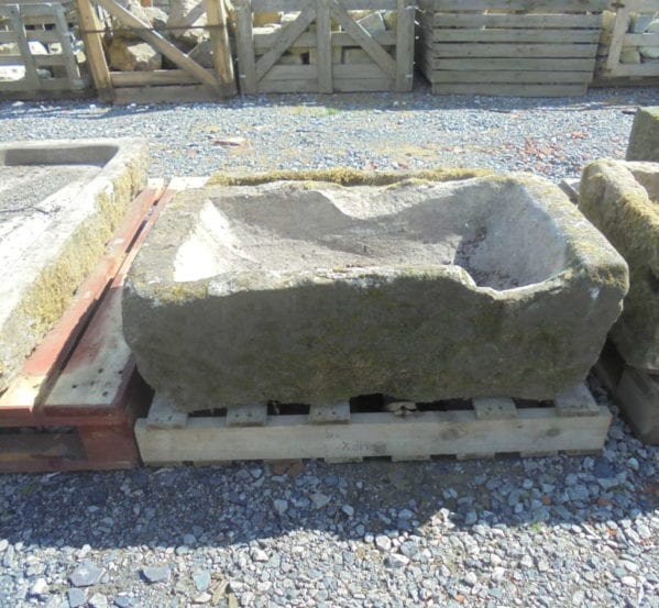 Reclaimed wavy stone trough