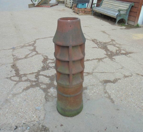 red sankey chimney pot