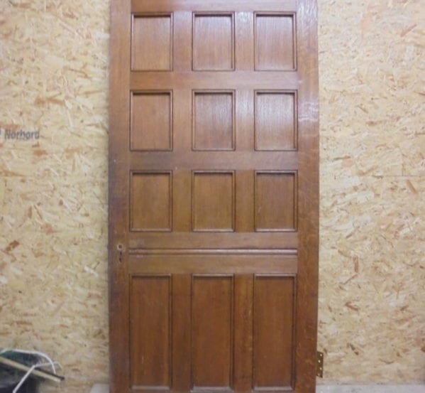 Lush Large Oak 12 Panelled Door