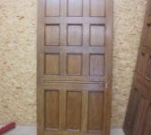 Large Dark 12 Panel Oak Door
