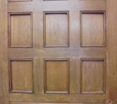 Large Dark 12 Panel Oak Door