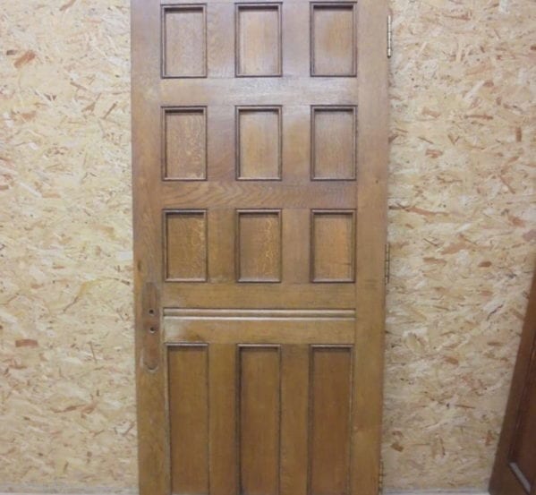Dark 12 panel Oak Door