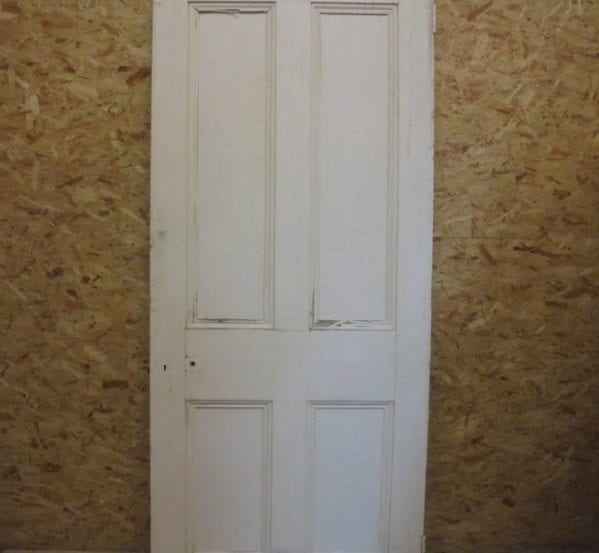 Large White 4 Panelled Door