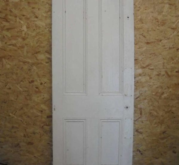 Big White 4 Panelled Door