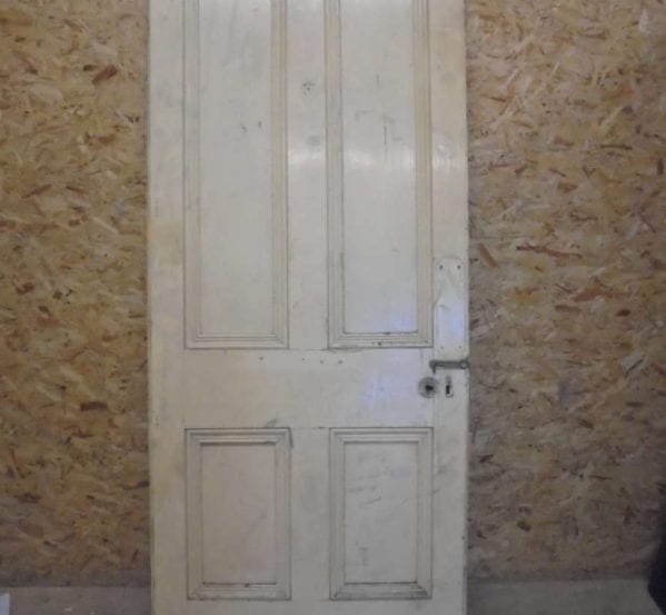 Pale Yellow 4 Panel Door
