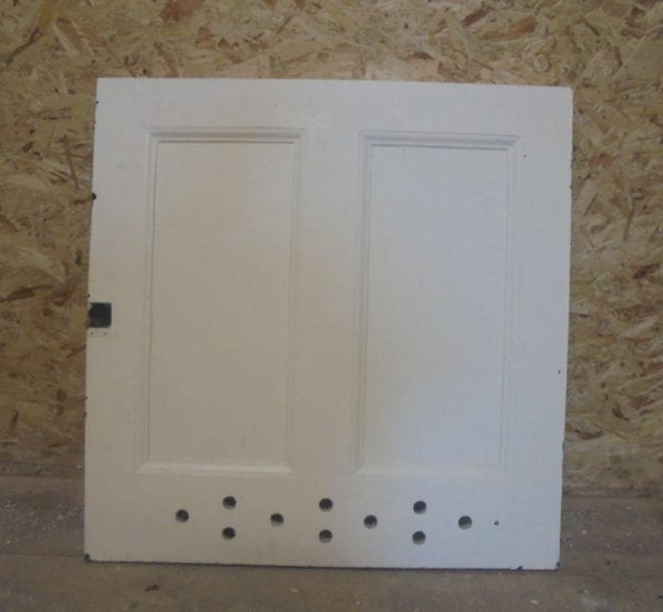 2 Panel White Painted Cupboard Door