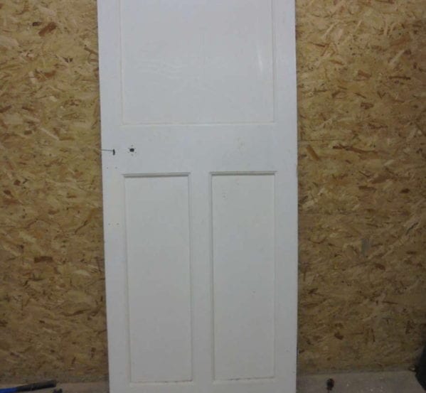 1 over 2 Panelled White Door