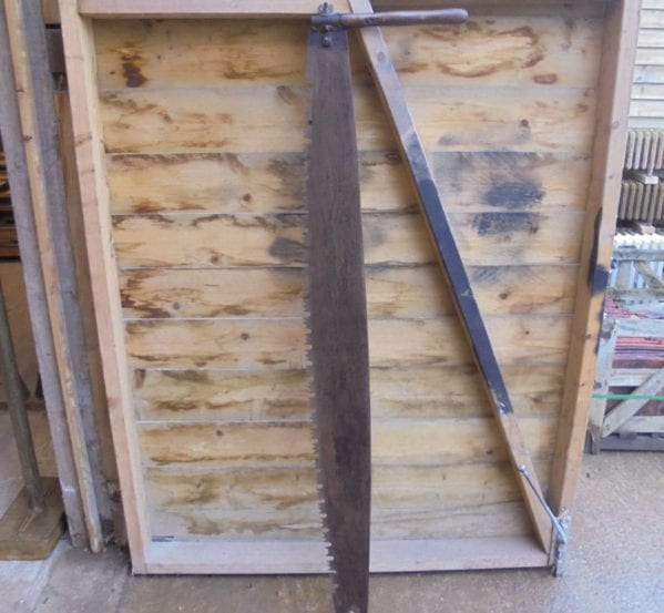 Reclaimed Double Handle Saw