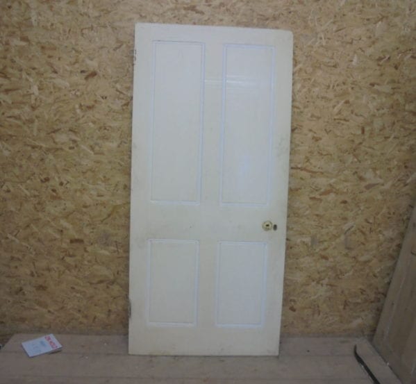 Large Painted 4 Panelled Door