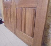 Large Wide Half Glazed Solid Oak Door