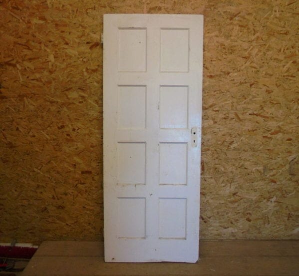 8 Panelled White Door