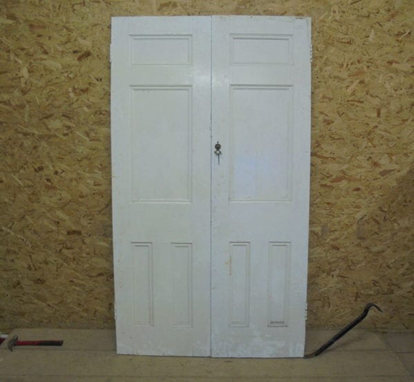 White 4 panelled Cupboard Doors