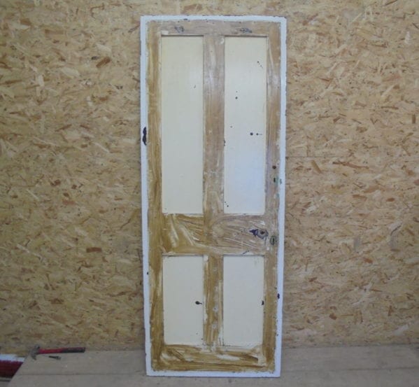 Stained 4 Panelled Door