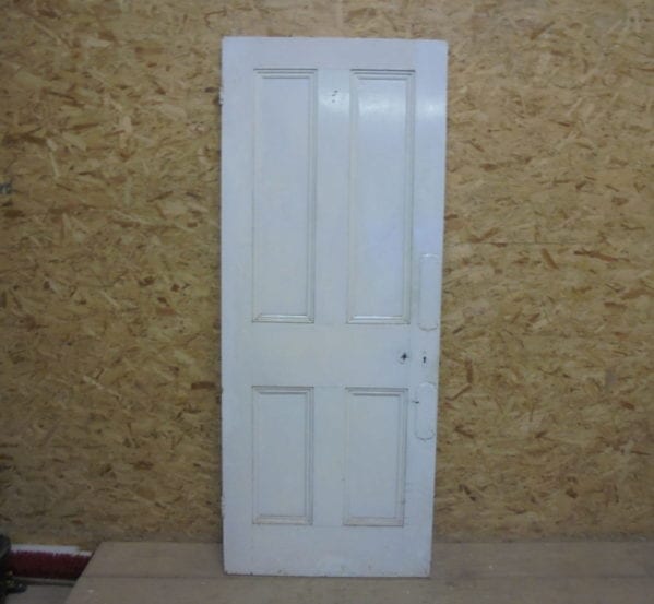 Short White 4 Panelled Door