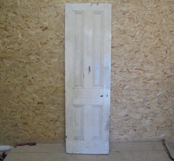 Victorian Thin White 4 Panel Door