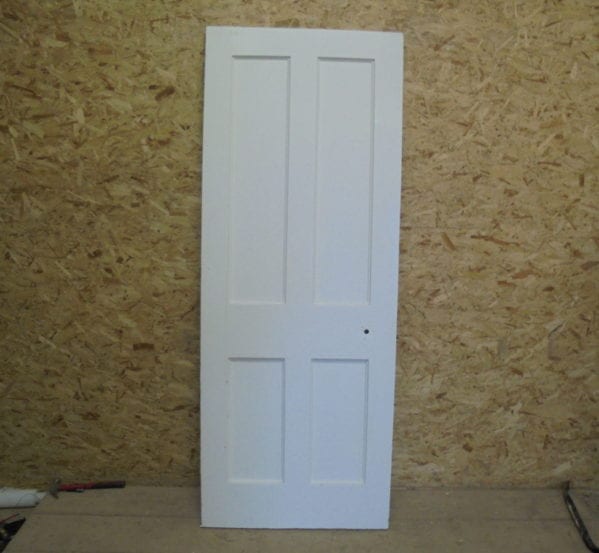 Posh White 4 Panelled Door