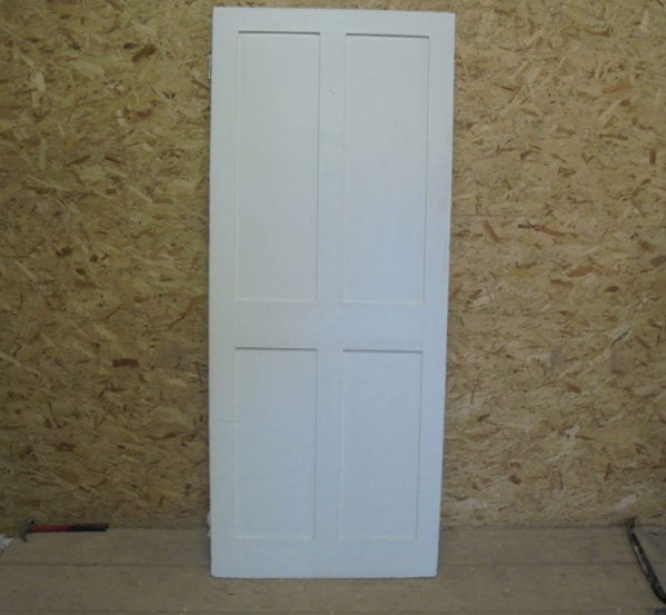 White Posh 4 Panelled Door