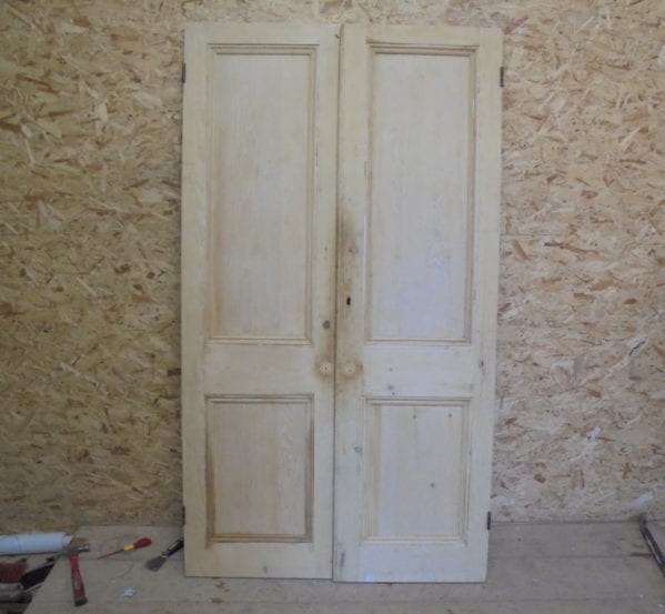 Stripped Overlapping Cupboard Doors