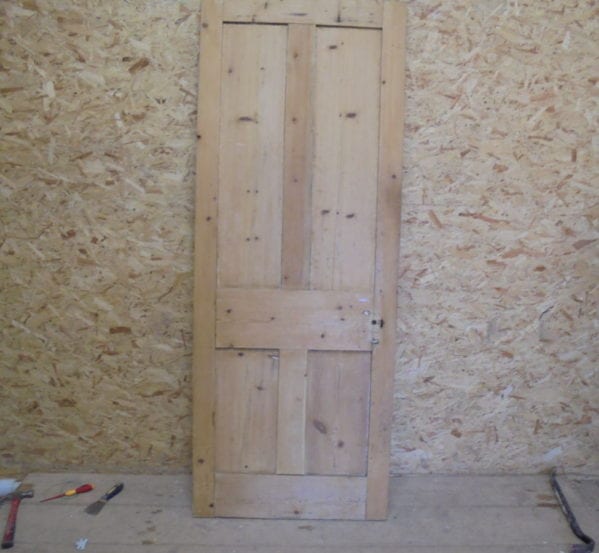 Pine Stripped 4 Panelled Door
