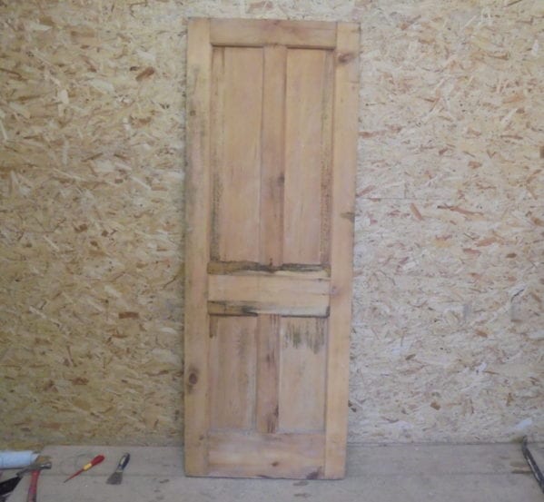 Stripped 4 Panelled Pine Door
