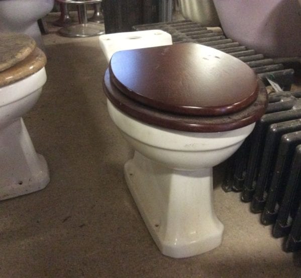 Deep Backed Reclaimed Toilet