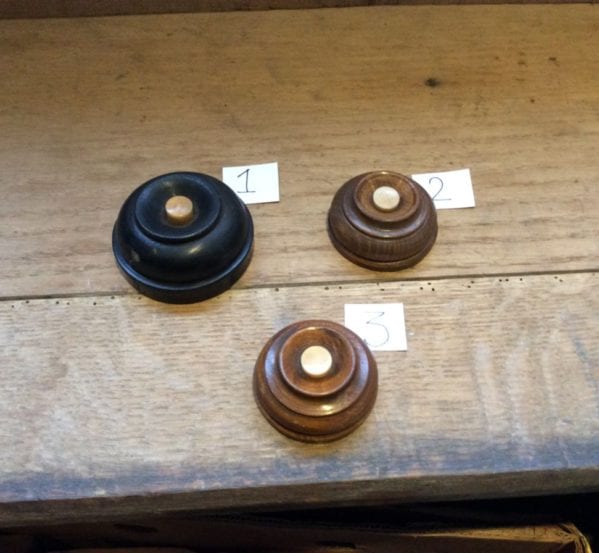 Selection of Small Wooden Door Bells
