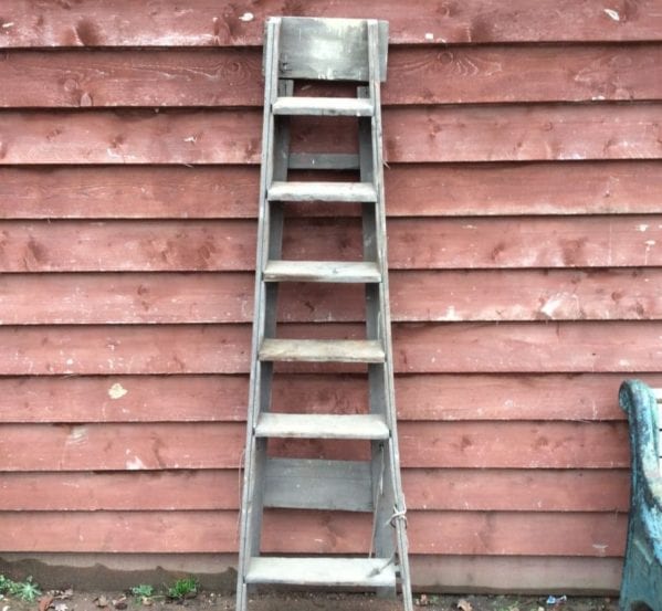 Reclaimed Wooden Ladder