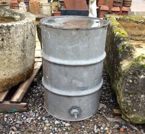 Galvanised Tin Oil Container