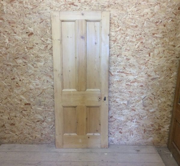 Reclaimed Pine 4 Panel Stripped Door