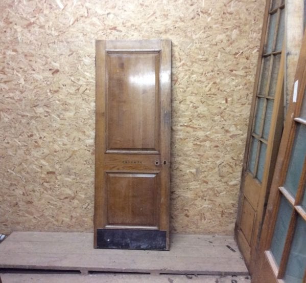 Reclaimed Partially Beaded 2 Panel Door