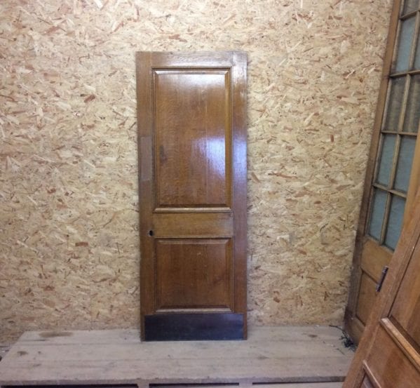 Reclaimed Varnished Wentworth Oak Door