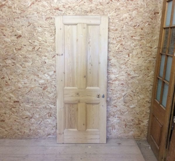 Pine Reclaimed 4 Panel Stripped Door