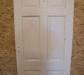 Attractive White Painted 6 Panelled Door